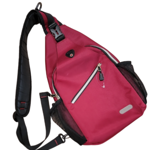 Mosiso Red Polyester Sling Chest Backpack NWOT Unisex